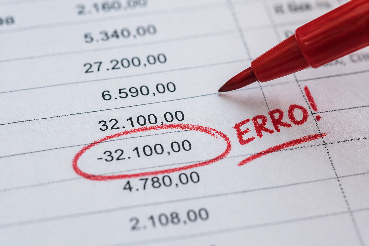 Erro no cálculo da dívida bancária: como identificar na prática